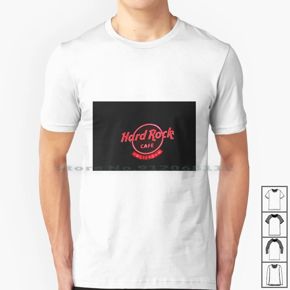 Hard Rockhard Rock , Cafe , Red T Shirt 100% Cotton