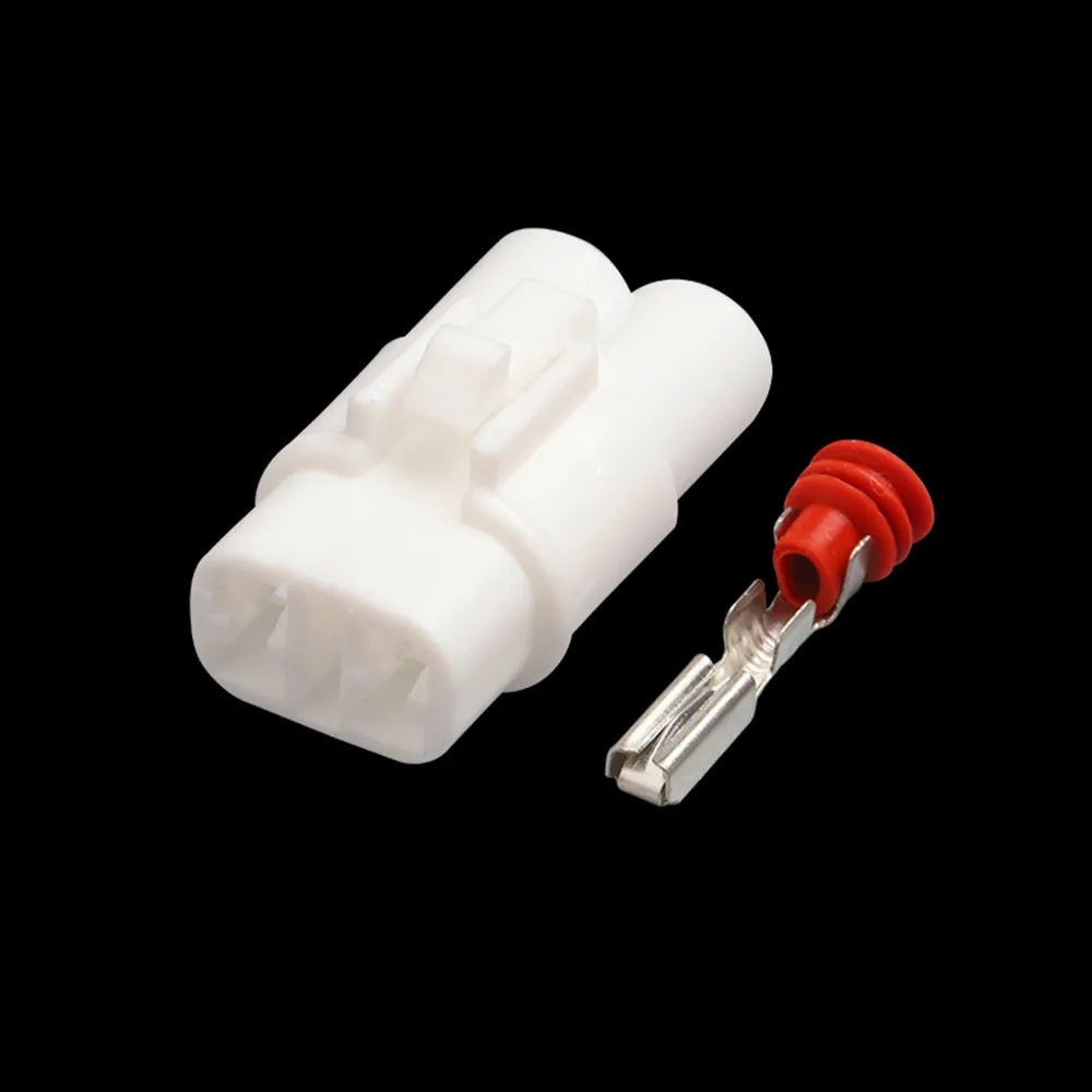 1/5/10/20/30 sets kit Sumitomo MT090 2 Pin way Male female white waterproof auto Connector motorcycle plug 6187-2171 6180-2181