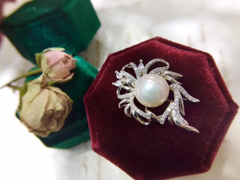 

New Gorgeous 925 Sterling Silver Pendant Base Findings Jewelry Parts Fittings Accessories for Pearls Stones Beads Coral Agate