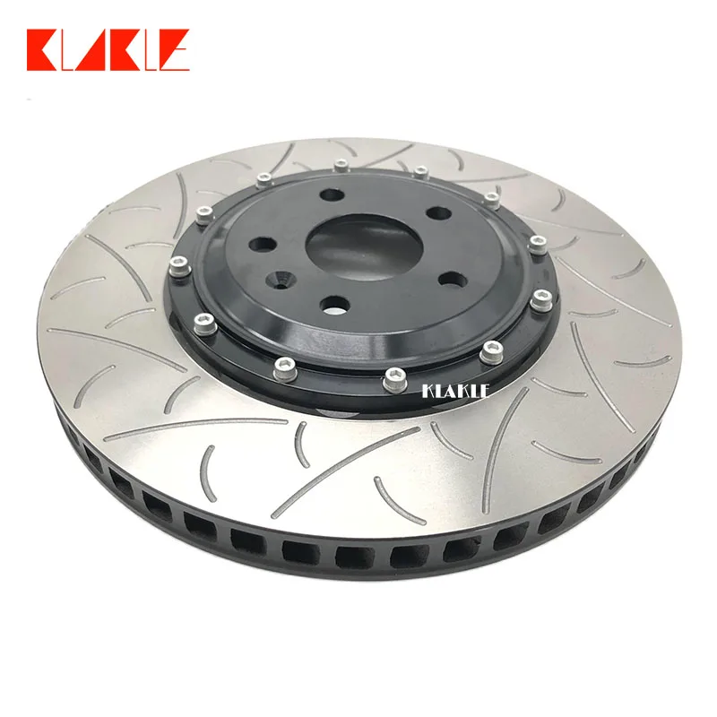 KLAKLE Designer Brake System Car Brake Disc 330*28MM With Rotor Hat For 5200 Brake Calipers For Honda Civic Fd2 For Subaru Sti