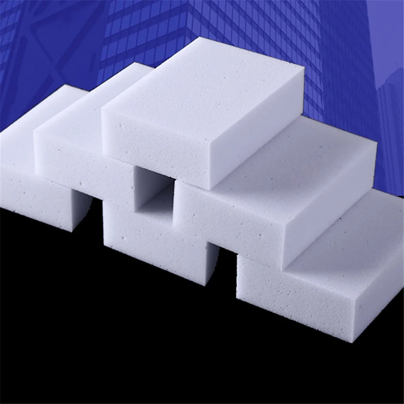 10Pcs 10*6*2cm White Cleaning Magic Sponge Eraser Melamine Cleaner Multi-Functional Kitchen Bathroom Cleaning Tools 