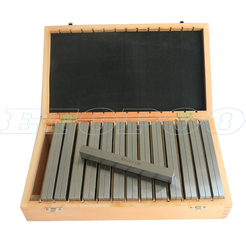 100mm /150mm 9 Pairs 18Pcs High-precision Manufactured Parallel Pad Gauge Block CNC Milling Pads Set Alloy Steel