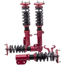 MAXPEEDINGRODS Coilovers Supension for Toyota Corolla AE100 AE101 AE111 Shock Absorber Spring Dampering + top Mount Camber Plate