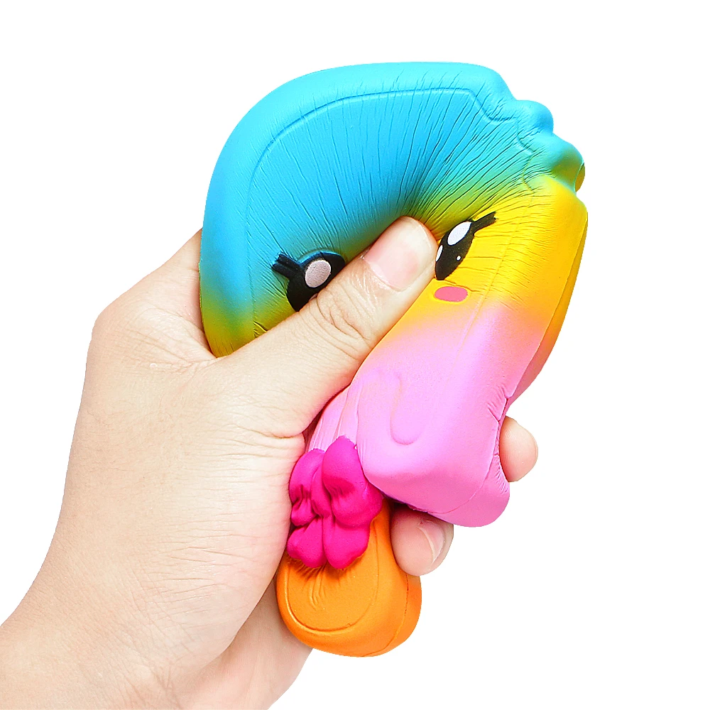 Jumbo Kleurrijke Ijs Squishy Langzaam Stijgende Zachte Creatieve Squeeze Speelgoed Simulatie Stress Funny Xmas Gift Speelgoed Voor Kids