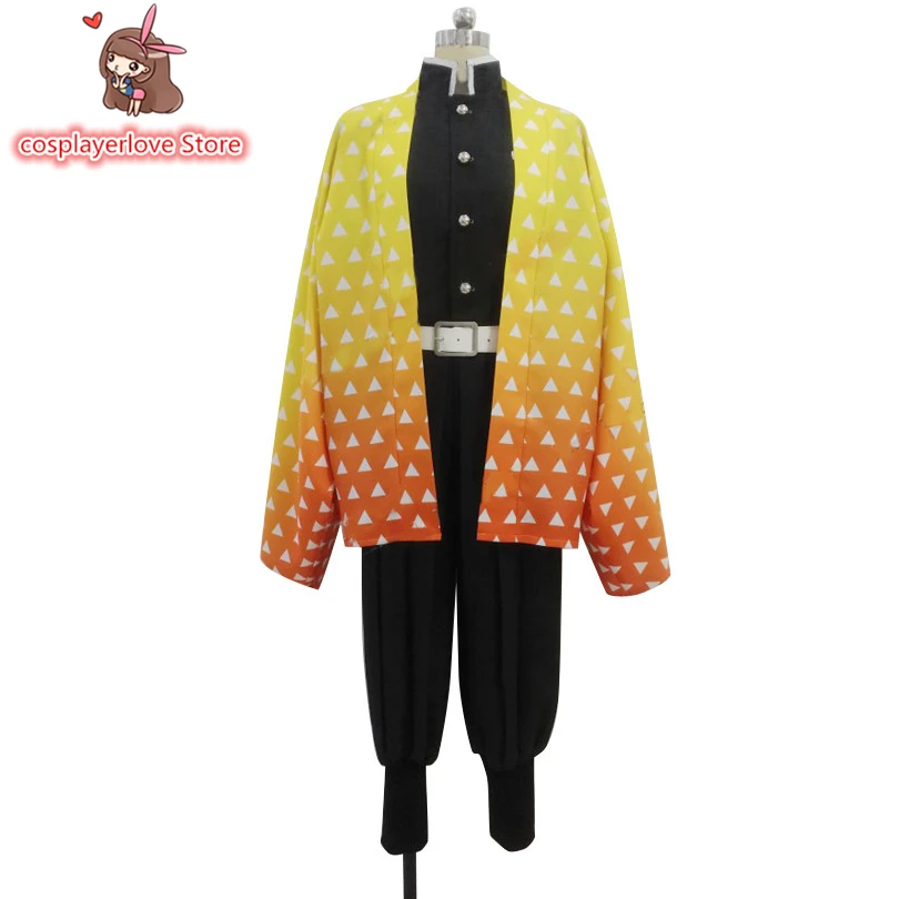 Agatsuma Zenitsu Kamado Tanjirou Cosplay Carnaval Costume Halloween Christmas Costume