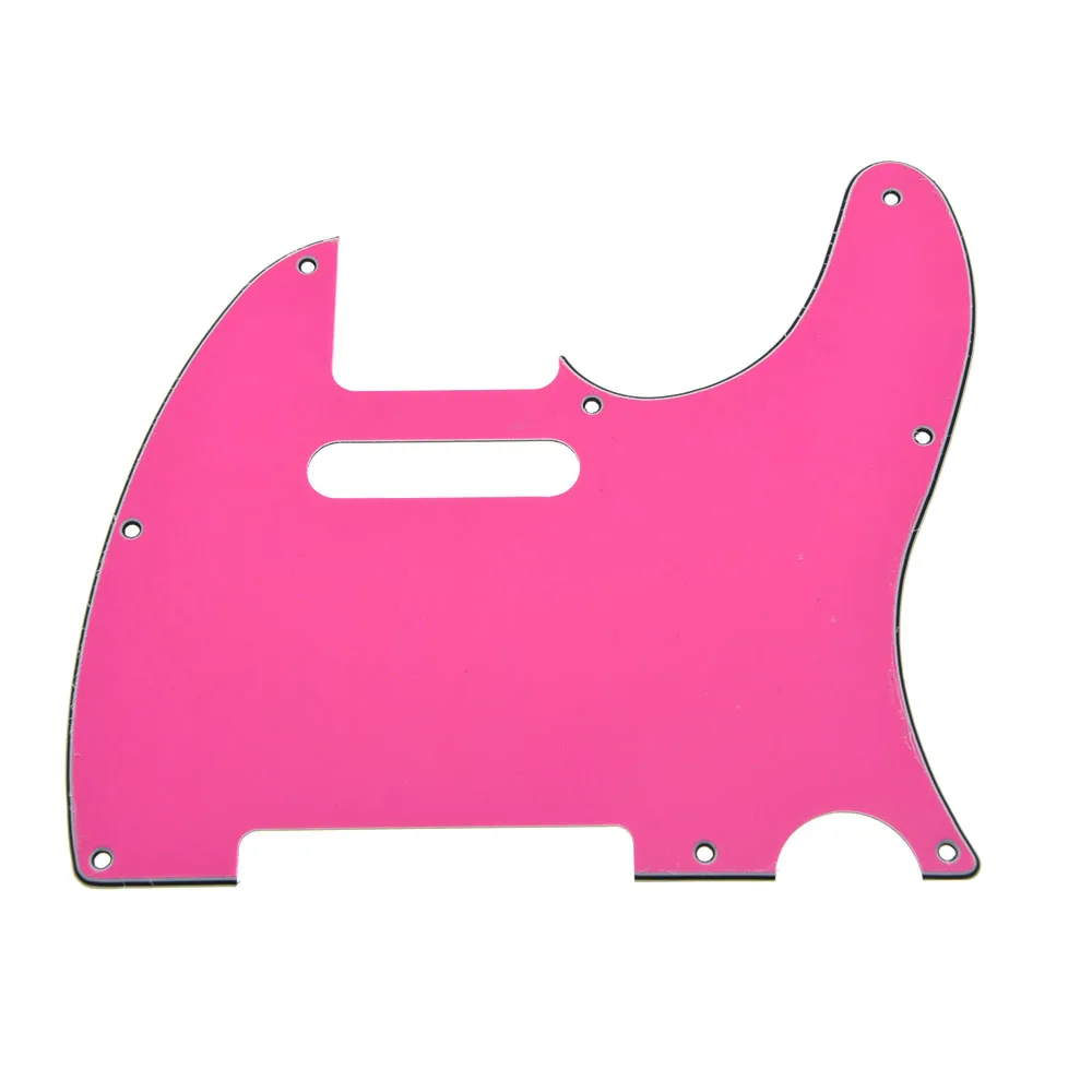 

Pink 8 Hole Tele Pickguard TL Scratch Plate with Screws for Fender for Telecaster Guitar Accessories Freeshipping Dropshipping