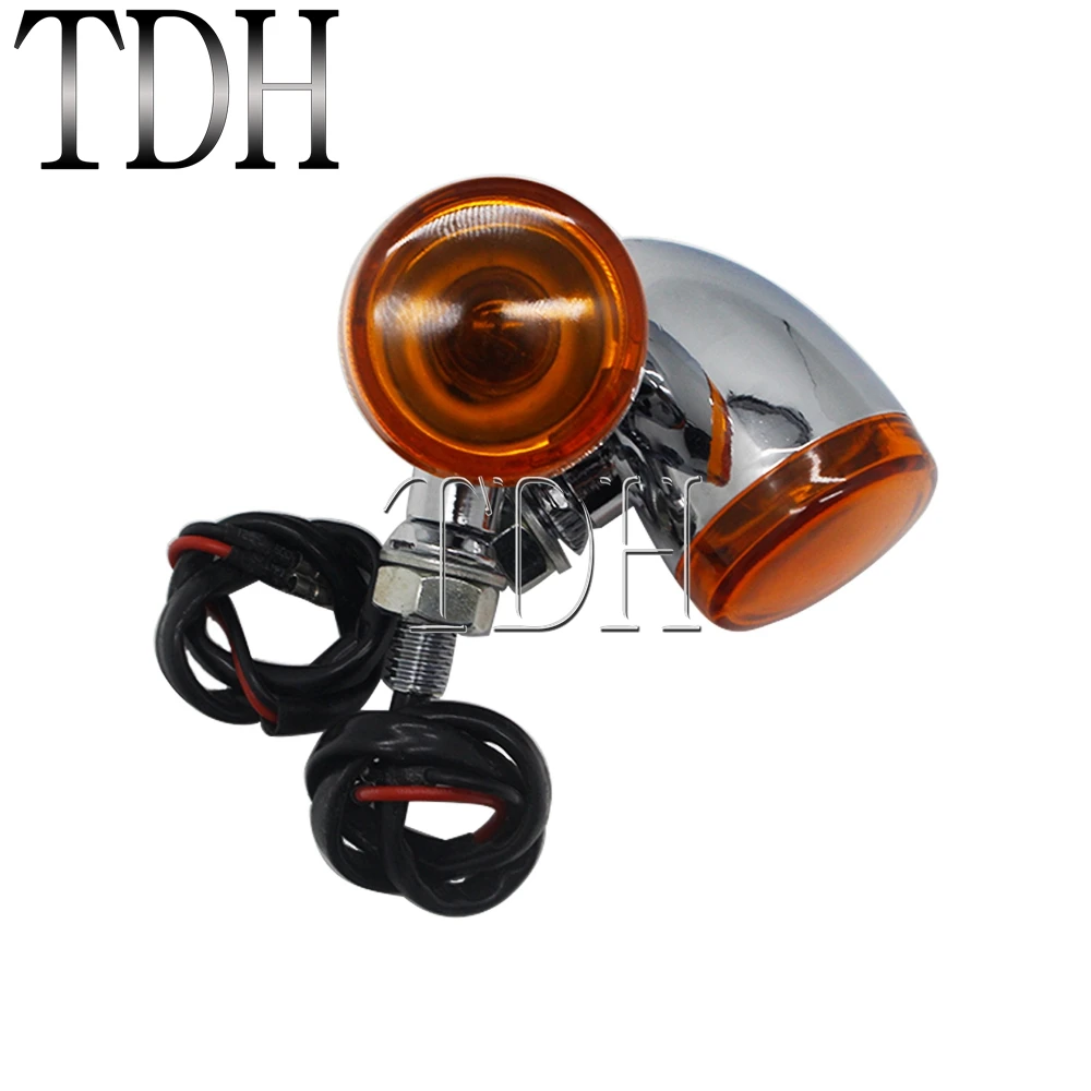Uniwersalny wskaźnik LED migacz lampa motocyklowa kula kierunkowskazy światło migające dla Harley Honda Yamaha Kawasaki niestandardowe — zdjęcie 4