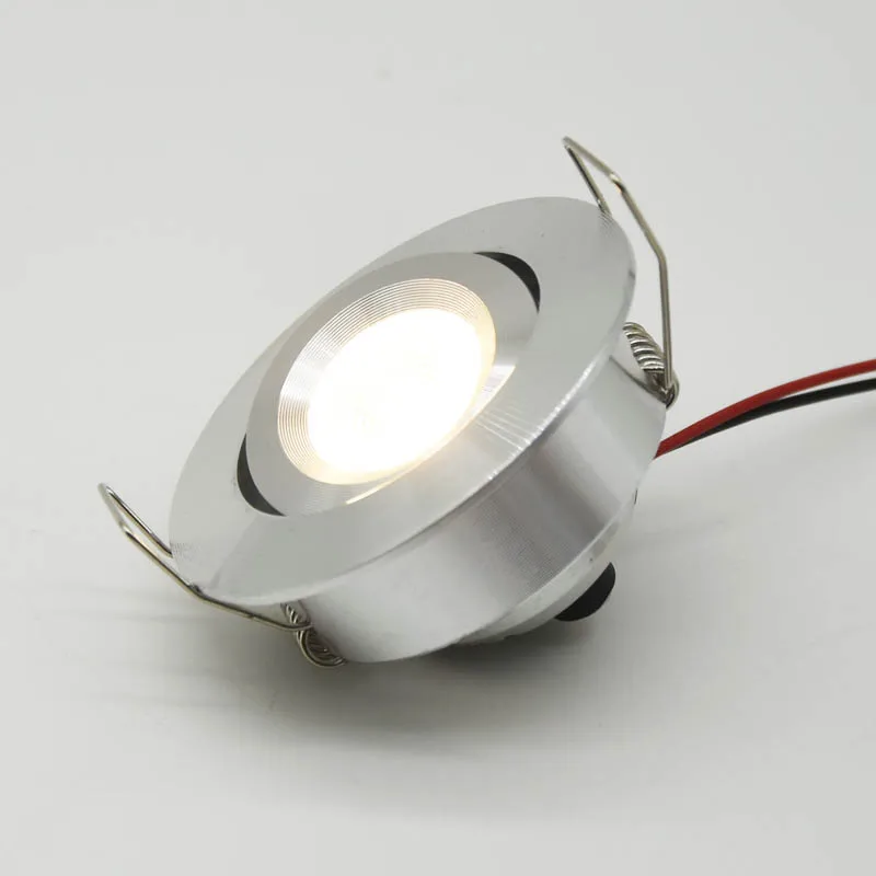 Mini Led Adjustable angle Spotlight Downlight Bedroom Kitchen Stair Gallery Shop Interior Recessed Ceiling Bulb DC12V 3W