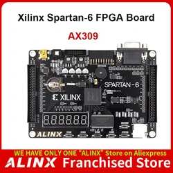 ALINX-Placa de desarrollo AX309: XILINX Spartan-6 XC6SLX9 FPGA, tarjeta de estudio de nivel de entrada LX9