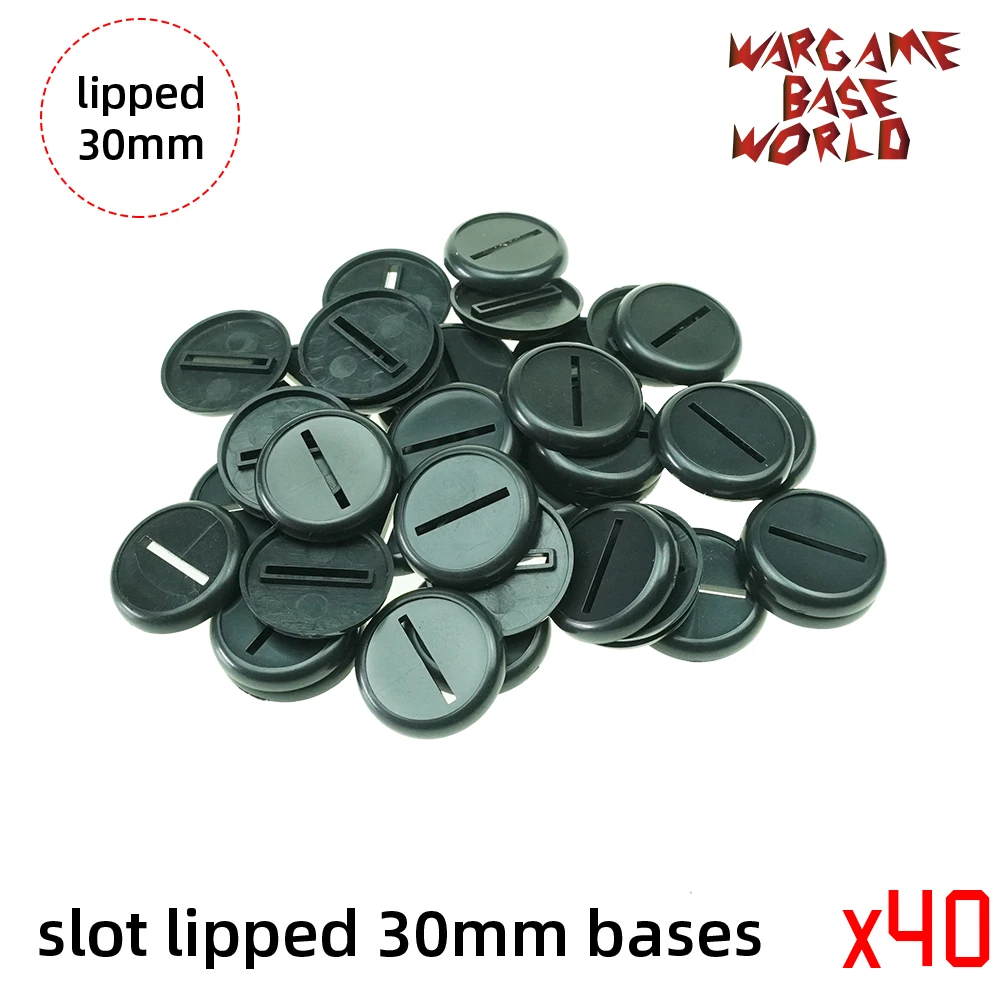 30mm slot lipped bases table games for war machine