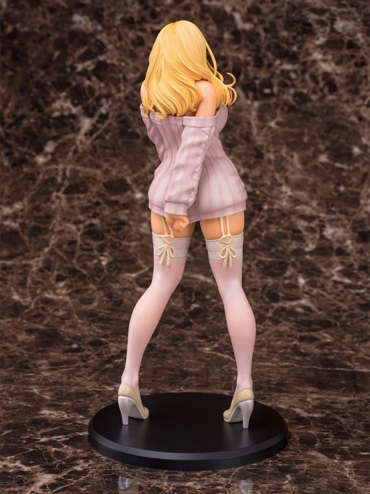 28ซม.อะนิเมะ Daiki Kogyo Non Oda ภาพประกอบ Shiho Kujo สีเหลือง Ver PVC ตุ๊กตาขยับแขนขาได้ใหม่เซ็กซี่สาวอะนิเมะรุ่นของเล่น