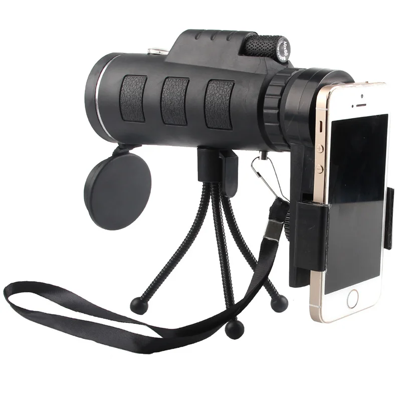 TOKOHANSUN 40X60 Zoom Lens for Smartphone Telescopio Para Celular Monocular Camera Zoom Lenses for Mobile Phone Outdoor Hunting