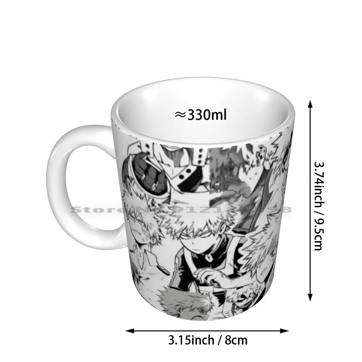 Katsuki Bakugo Ceramic Mugs Coffee Cups Milk Tea Mug Katsuki Bakugo Katsuki Bakugo Kacchan Ua Mha Bnha Boku No Hero Academia