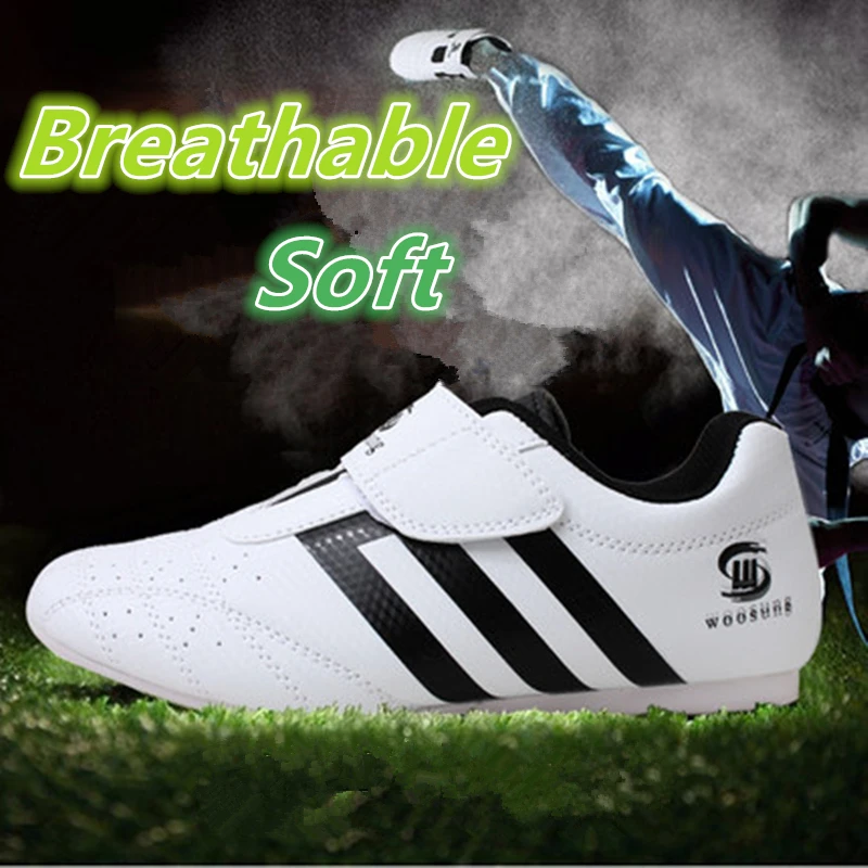 Breathable Taekwondo Shoes Men High Quality Kung Fu Shoes Wushu Taichi Karate Martial Arts Wrestling fight shoes for kids women