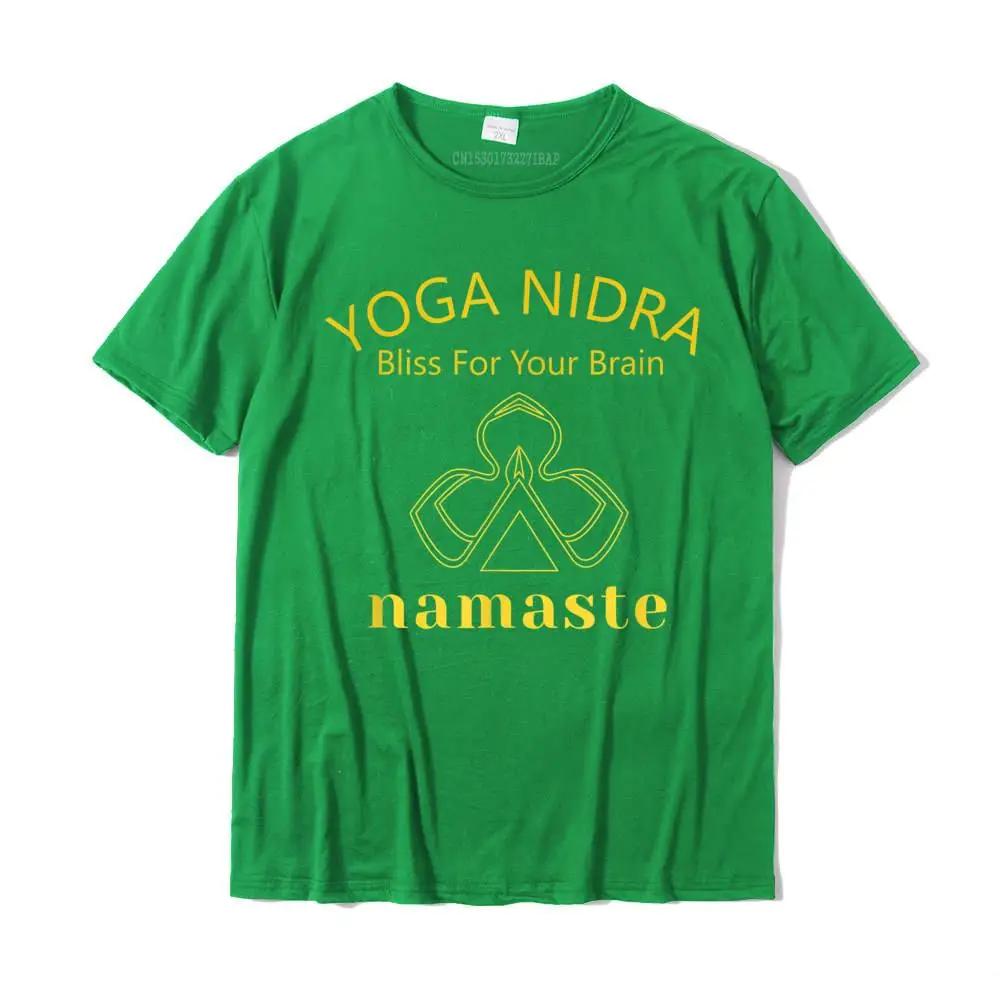 Yoga Nidra Bliss For The Brain Namaste T-Shirt Camisas Hombre Hip Hop Boy Top T-Shirts Camisa Tops T Shirt Cotton Unique