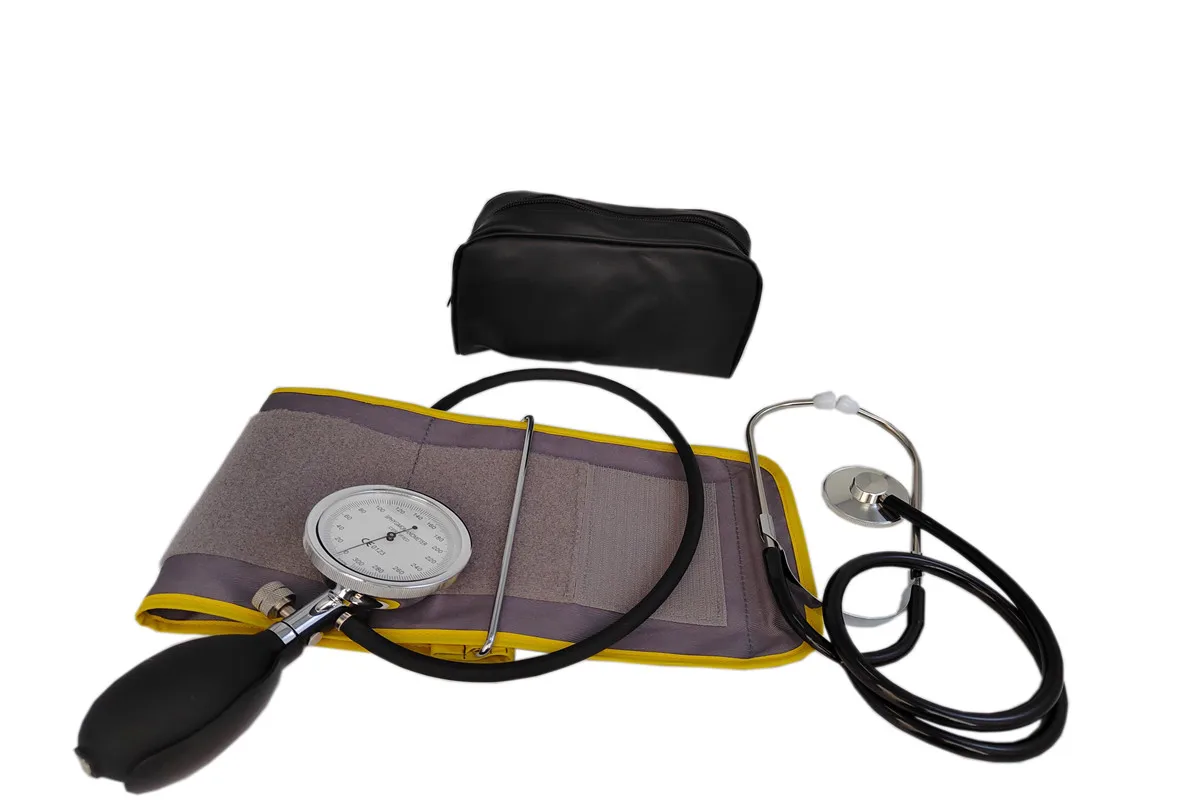 Household Traditional Blood Pressure Gauge With Stethoscope, Liquidless Blood Pressure Gauge, Handheld Precise Measurement,