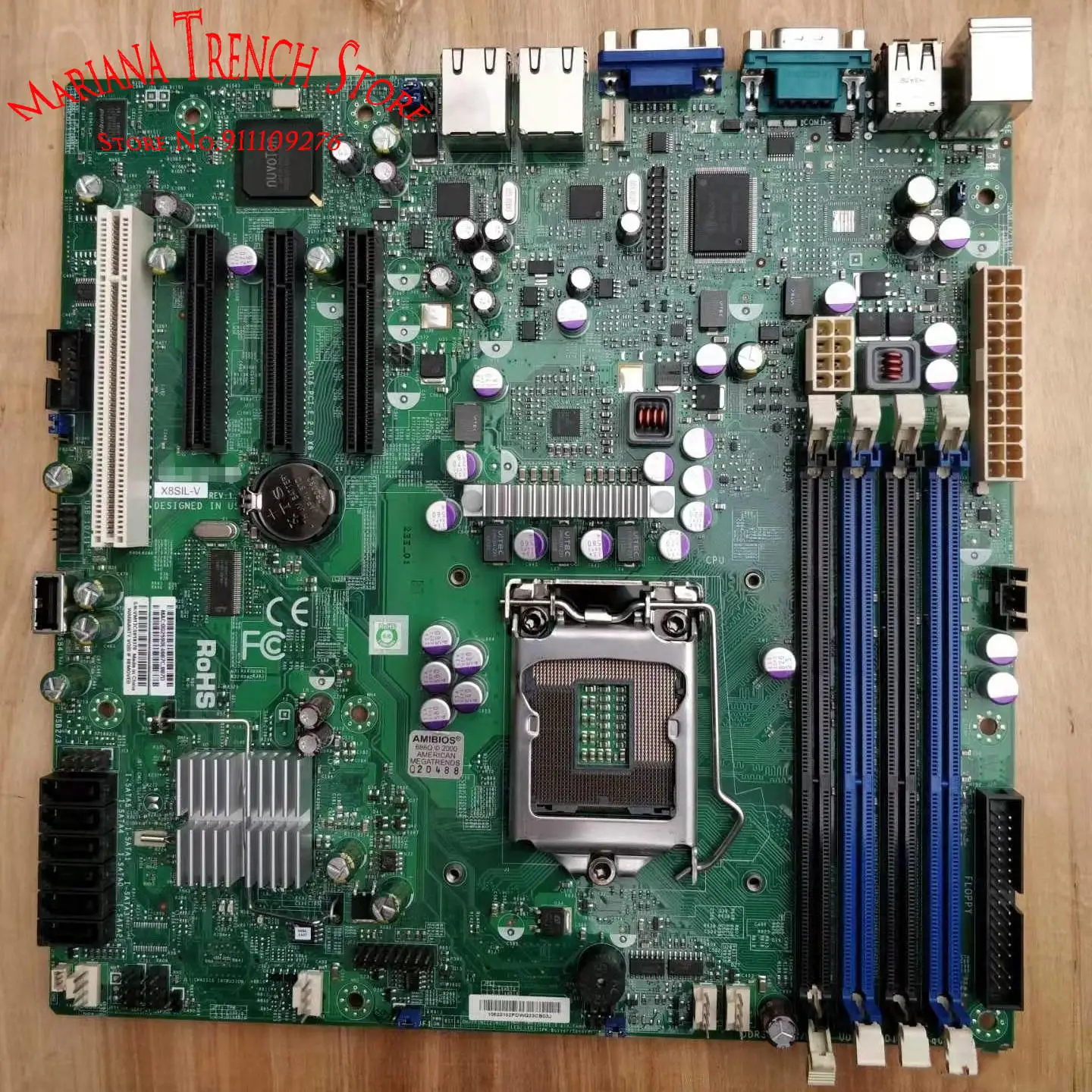 X8SIL-V for Supermicro Motherboard LGA 1156 Xeon X3400 / L3400 Series Core i3 DDR3