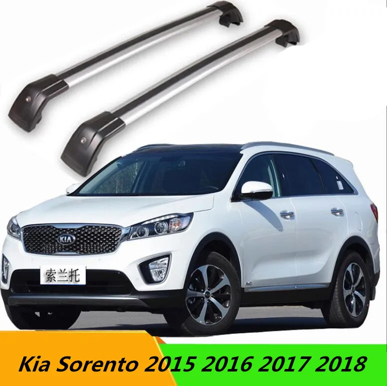 Car Roof Rack Cross Bars Roof Rails Racks bar Auto Load Cargo Luggage Carrier Baggage For Kia Sorento 2015 2016 2017 2018