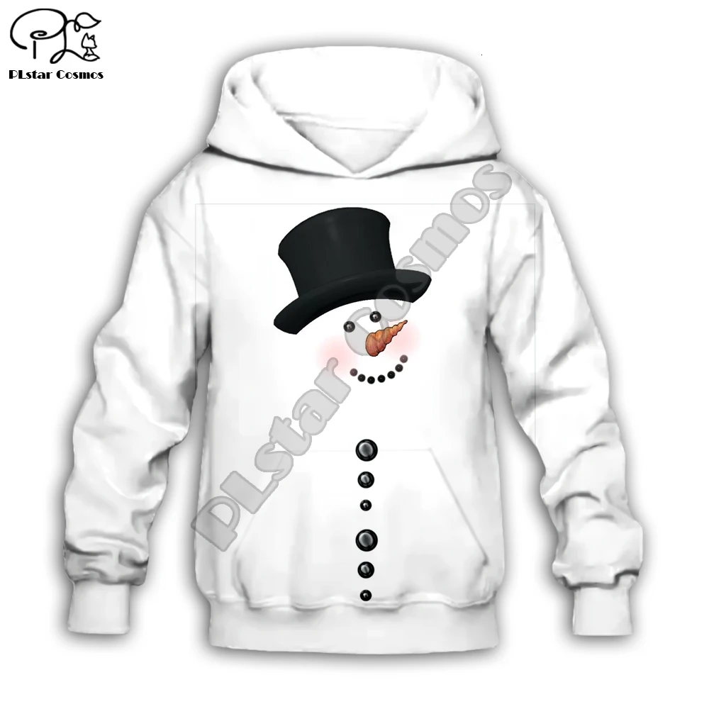 

Kid Santa Claus 3D print cartoon hoodie Merry Christmas snowman cosplay children Sweatshirt zipper coat boy girl tshirt Pant