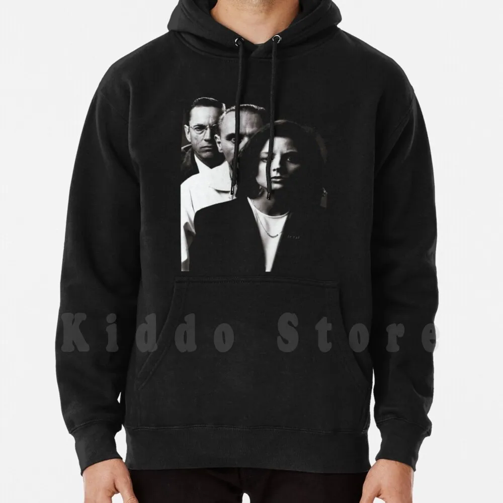 The Silence Of The Lambs Cast Hoodies Long Sleeve The Silence Of The Lambs Hannibal Lecter Horror Moth