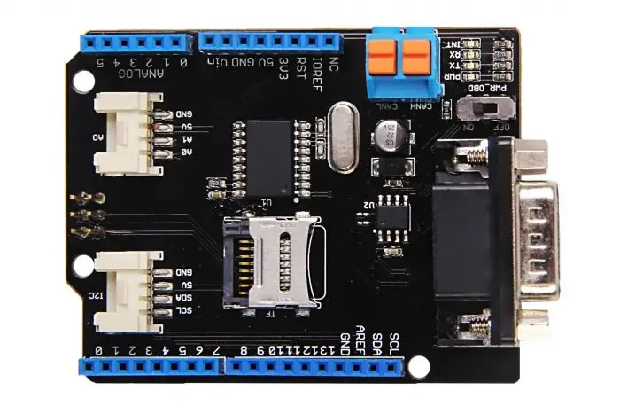 Seeed CAN-BUS Shield V2 Bus Expansion Board IIC I2C and UART For Arduino mega2560 R3 UNO mcp2515 can bus free shipping