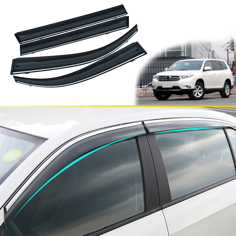 

Window Sun Visor Deflectors Car Accessories For Toyota Highlander/RAV4/Prado/Corolla/Camry/Vios/YARIS/CHR/Hilux/Fortuner/INNOVA