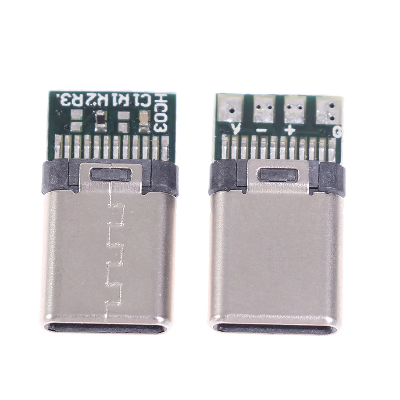 5/10 adet USB 3.1 tip C erkek DIY lehim kablosu fiş konnektörü soket PC kartı