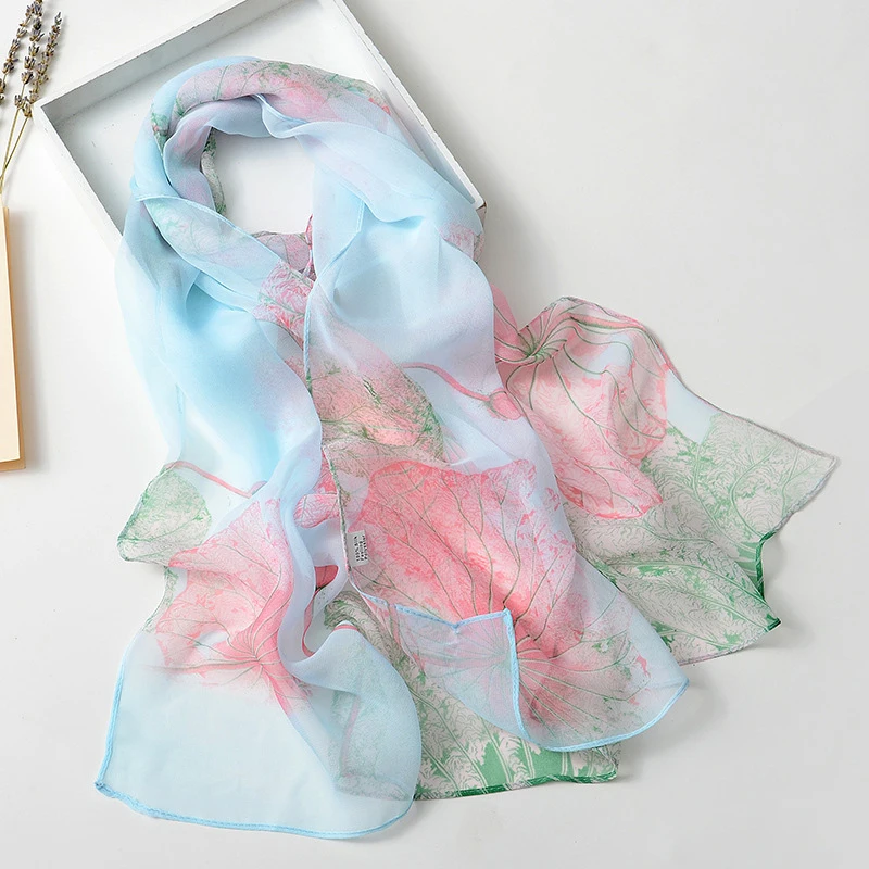 Foulard de Plage à Imprimé Floral pour Femme, Châle Long et Doux, Assressentià Tout, Protection Solaire, Hijab, Printemps Été