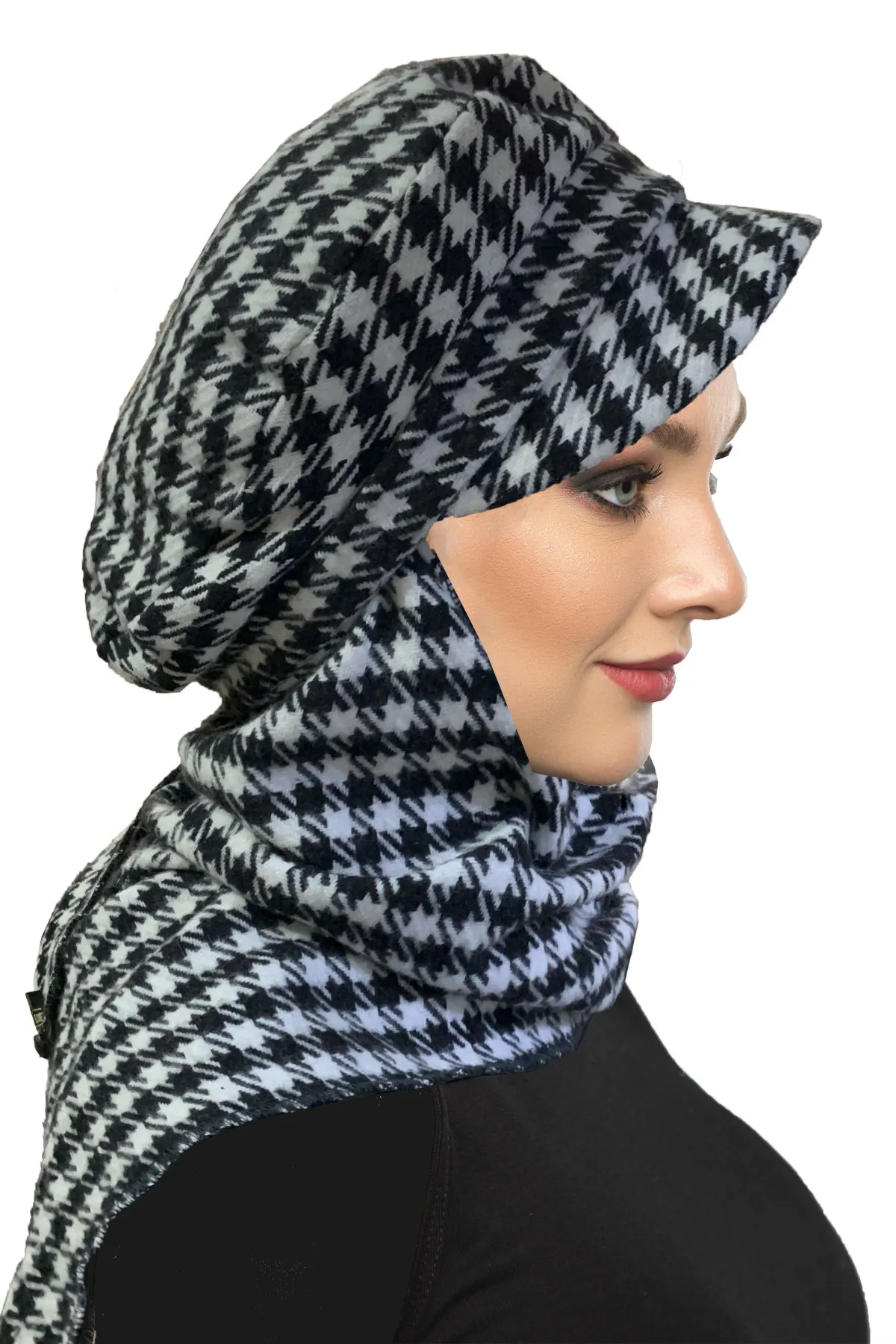 2022 Nieuwe Mode Wol Cap Sjaal Hoed Crowbar Gedessineerde Klaar Gemaakt Tulband Hijab Motorkap Kanker Speciale Vrouwen Product Baret Moslim liner