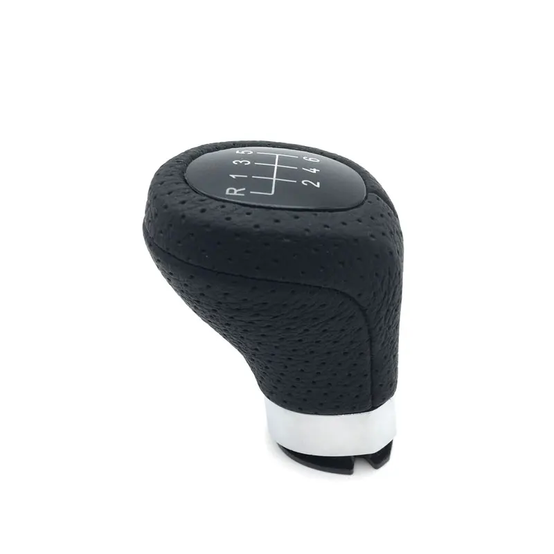 Genuine Leather 5 6 Speed Car Gear Shift Knob Power Sport For BMW E30 E32 E34 E36 E38 E39 E46 E53 E60 E63 E83 E84 E90 E91 M3