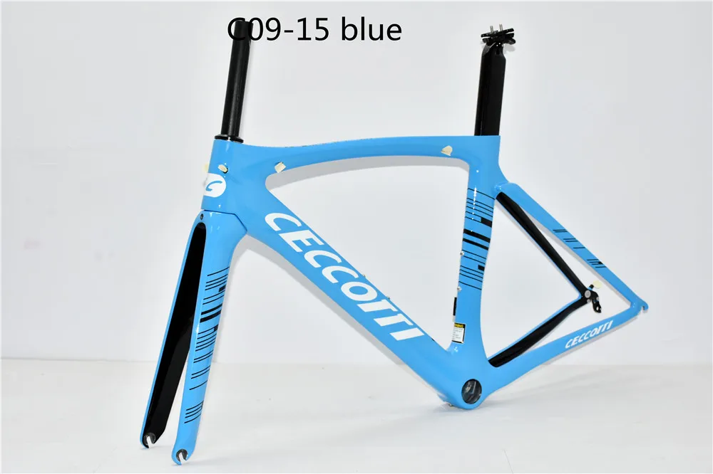 Customized Carbon Road Bicycle Racing Frame, 700CC, T1000 Aero Frame, Rim Brake, BSA, 2024