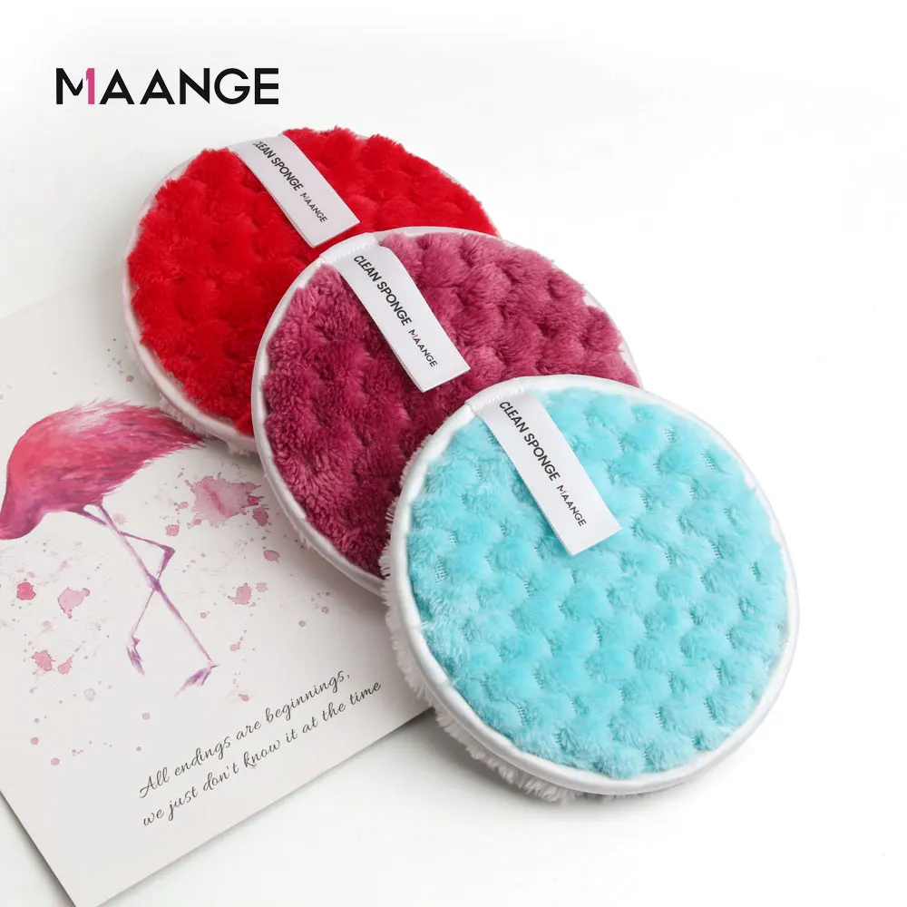 2/3 Sợi Nhỏ Mềm Tẩy Trang Khăn Có Thể Tái Sử Dụng Rửa Mặt Vải Lót Mặt Bụi Sang Trọng Phồng Nền Mặt Da dụng Cụ Chăm Sóc