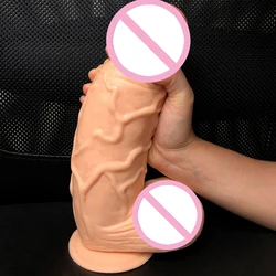 26*7CM Oversized Realistic Dildos Huge Simulation Penis with Suction Cup Thick Phallus Dick Sex Toys for Women Masturbation