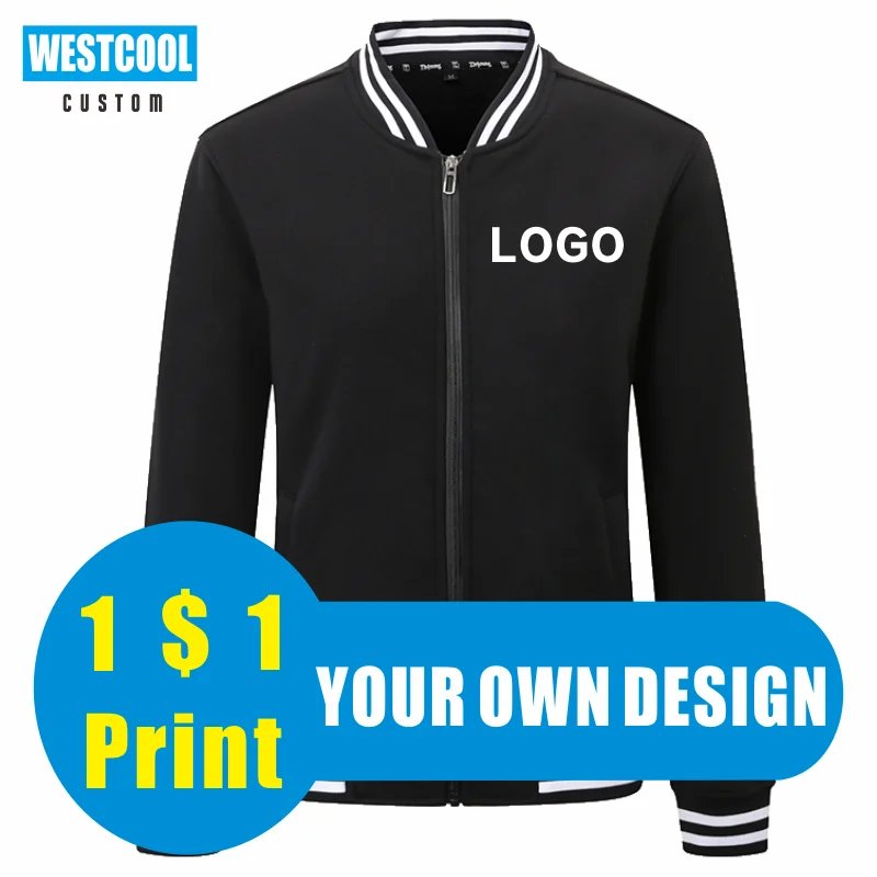 Baseball Uniform Coat Custom LOGO Embroidery Printing Jackets Autumn And Winter WESTCOOL2020