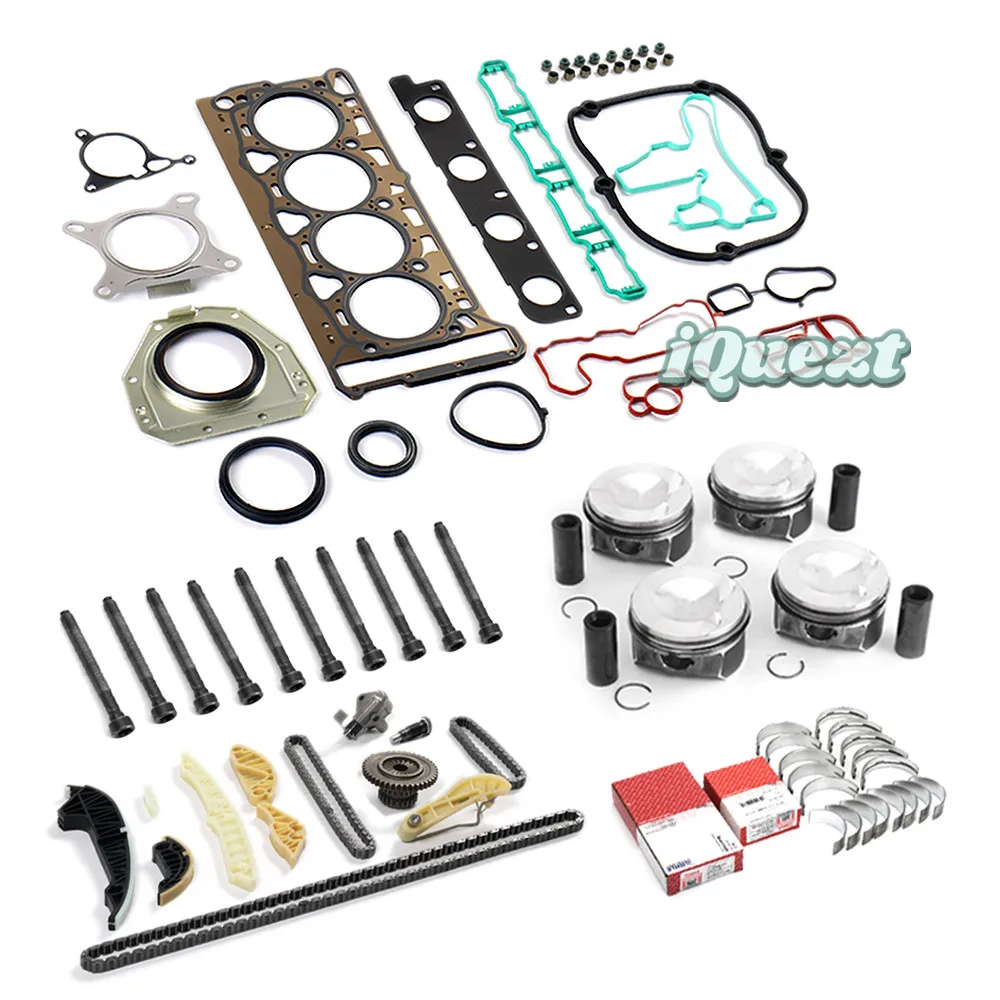 Engine Rebuild Overhaul Kit STD Φ23mm Piston Pin Timing Connecting Rod Bearing Shell Oil Seals for VW AUDI SKODA SEAT 2.0 TFSI