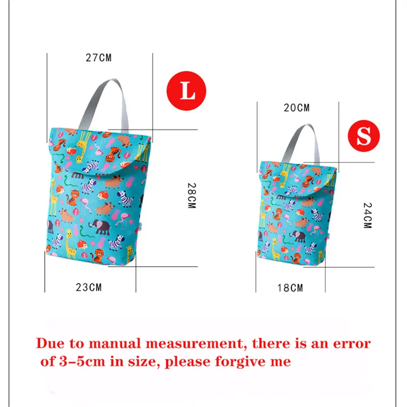 Neue Mode Multifunktionale Baby Windel Taschen Organizer Reusable Wasserdichte Windel Nass Trocken Tasche Mummy Lagerung Tasche Reise Windel Tasche