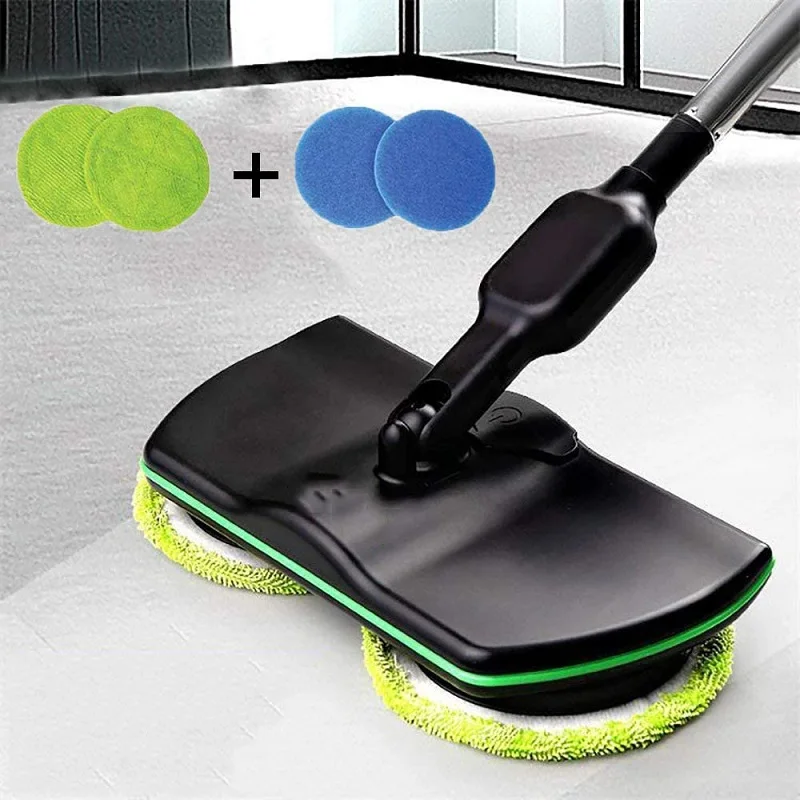 Cordless Electric Mop Electric Spinning  Household Cleaning Rechargeable Maid Floor Cleaner Powered Scrubber Polisher Carpet