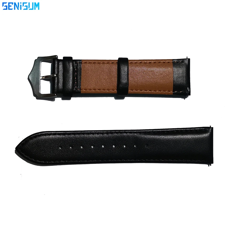 IP68 Rogbid Mutig Bro Original Ersatz Strap Echtem Leder Silikon Gürtel Für Smart Uhr 24mm breite