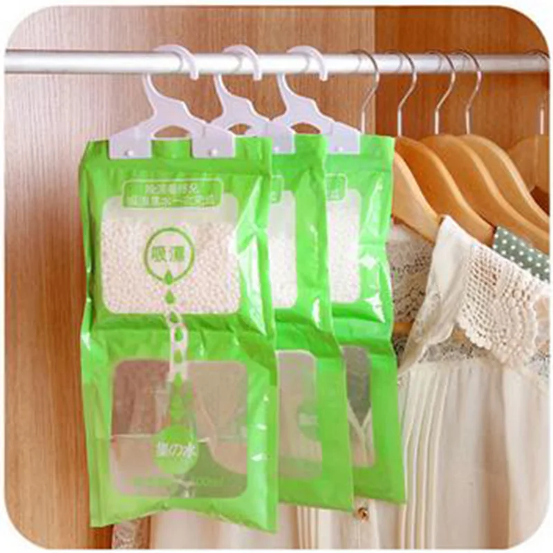 Hanging Drying Clothes Dehumidifier  Home Wardrobe  Dehumidifier Dry Bag Desiccant Moisture Absorption Bag