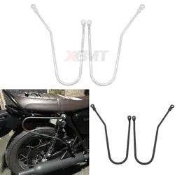 Motorcycle Saddlebag Support Bracket Side Mount For Triumph Bonneville T120 T100 Thruxton 1200 Street Twin/Cup 2016-2022