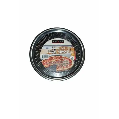 Stainless Steel Hole Pizza Tray 28 cm Pita and lahmacun. Hole through evenly pişrebilirsiniz