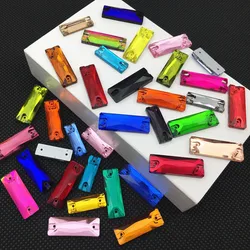 3255 Cosmic Baguette All Color Size Sew On Stones Glass Rhinestones Flatback Rhinestones Sewing Rhinestone Stones For Clothes