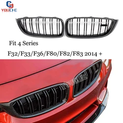 F32 grille Carbon Fiber Front Bumper Grille For BMW M3 F80 M4 F82 F83 4 Series F32 F33 F36 2014 + 420i 428i 435i M4