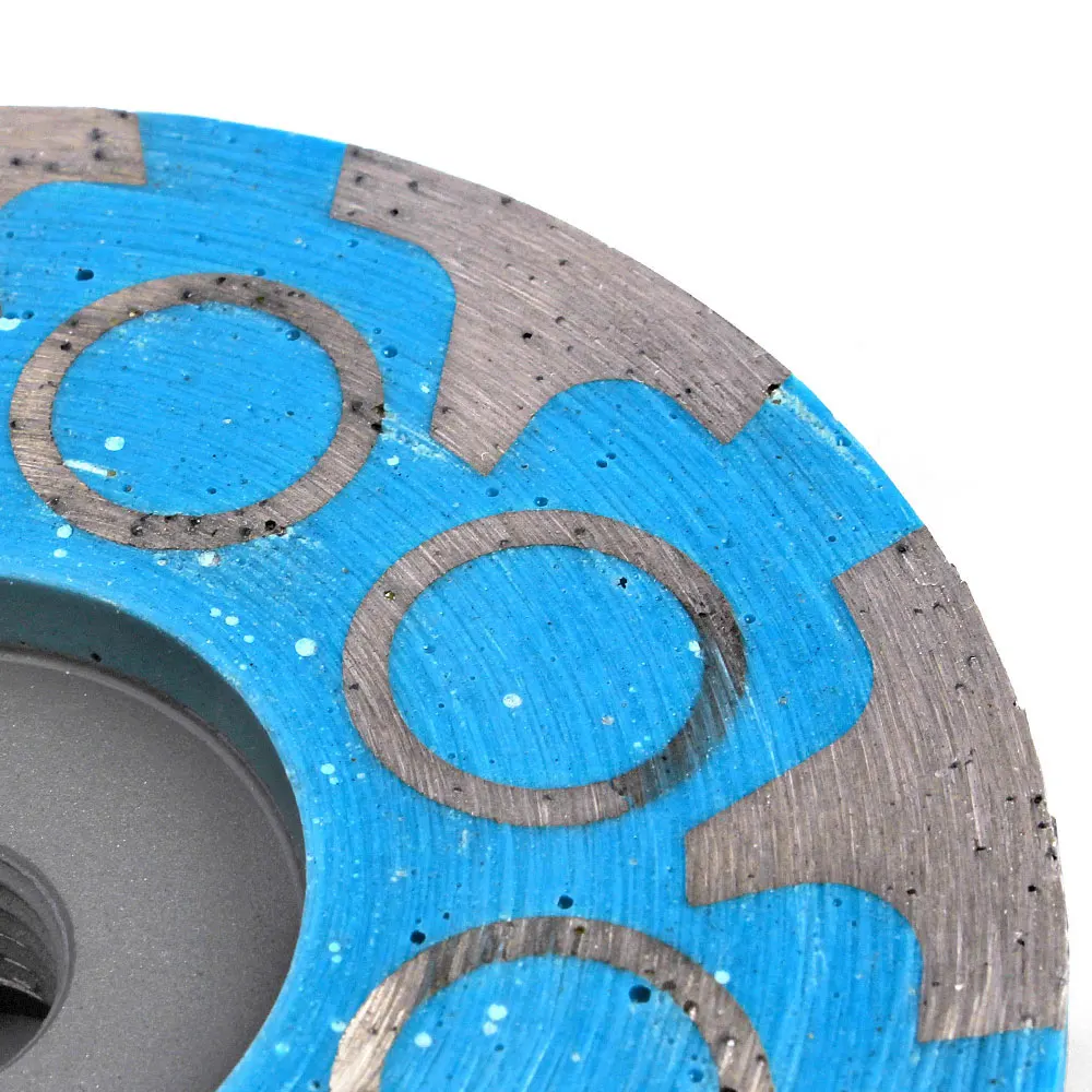 4 Inch Resin Filled Diamond Grinding Cup Wheel Turbo Grinding Abrasive Tool M14&5/8