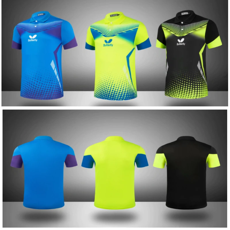 Sport Tennis T Shirt Men Women Children Badminton Shirts Short Girl Table Tennis Jerseys Ping Pong Kits Gym Running Shirts