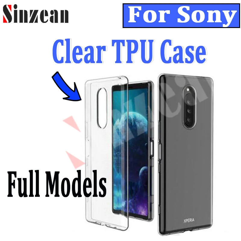 

100pcs TOP A Ultra Clear TPU For Sony XZ1/XZ1C/XA1/XZP/XA1 Ultra/XP/XZ2/XZ2C/XA2/XZ3/Xperia 20 Soft Clear Silicone Case