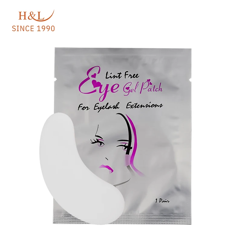 H&L SINCE 1990 50 PCS Hydrogel Gel Eye Patches for Eyelash Extension Eyepads Eyelash Patch Lash Extension Mask Eyepad Makeup