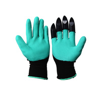 A Pair Garden Gloves with Claws Gardening Digging Planting Durable Waterproof ABS Mulsion Gloves Gardening Outdoor Gloves