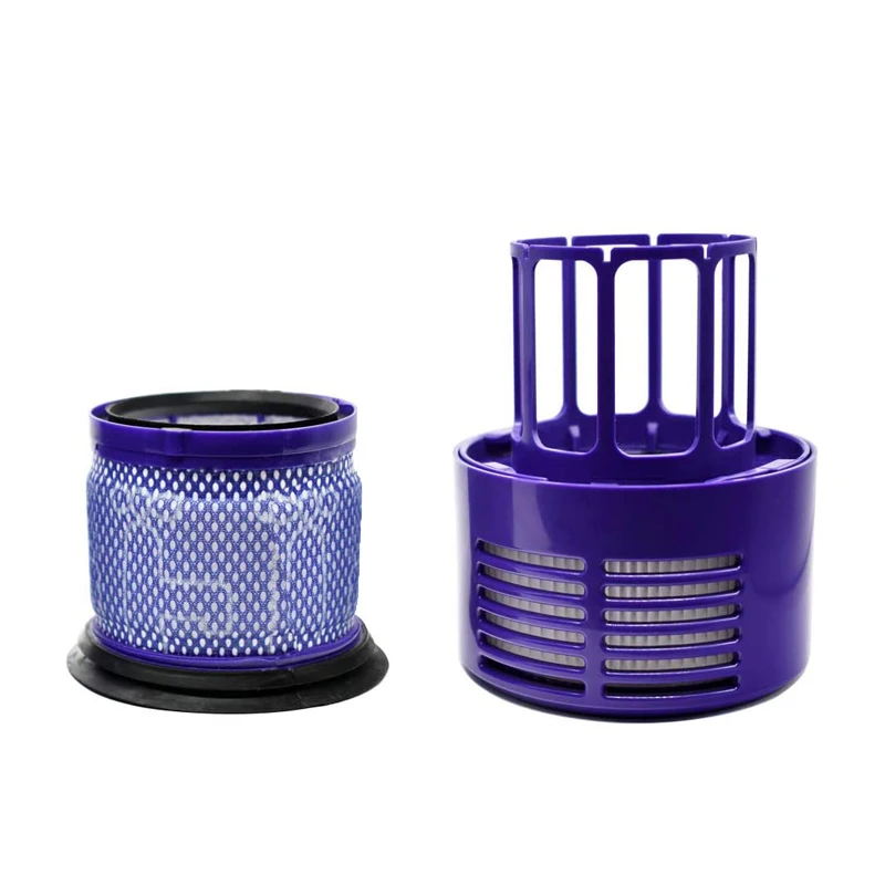 فلتر HEPA قابل للغسل لملحقات المكنسة الكهربائية المحمولة دايسون V10 SV12 فرشاة الأرضية فرشاة دوارة الإعصار الأجزاء الداخلية