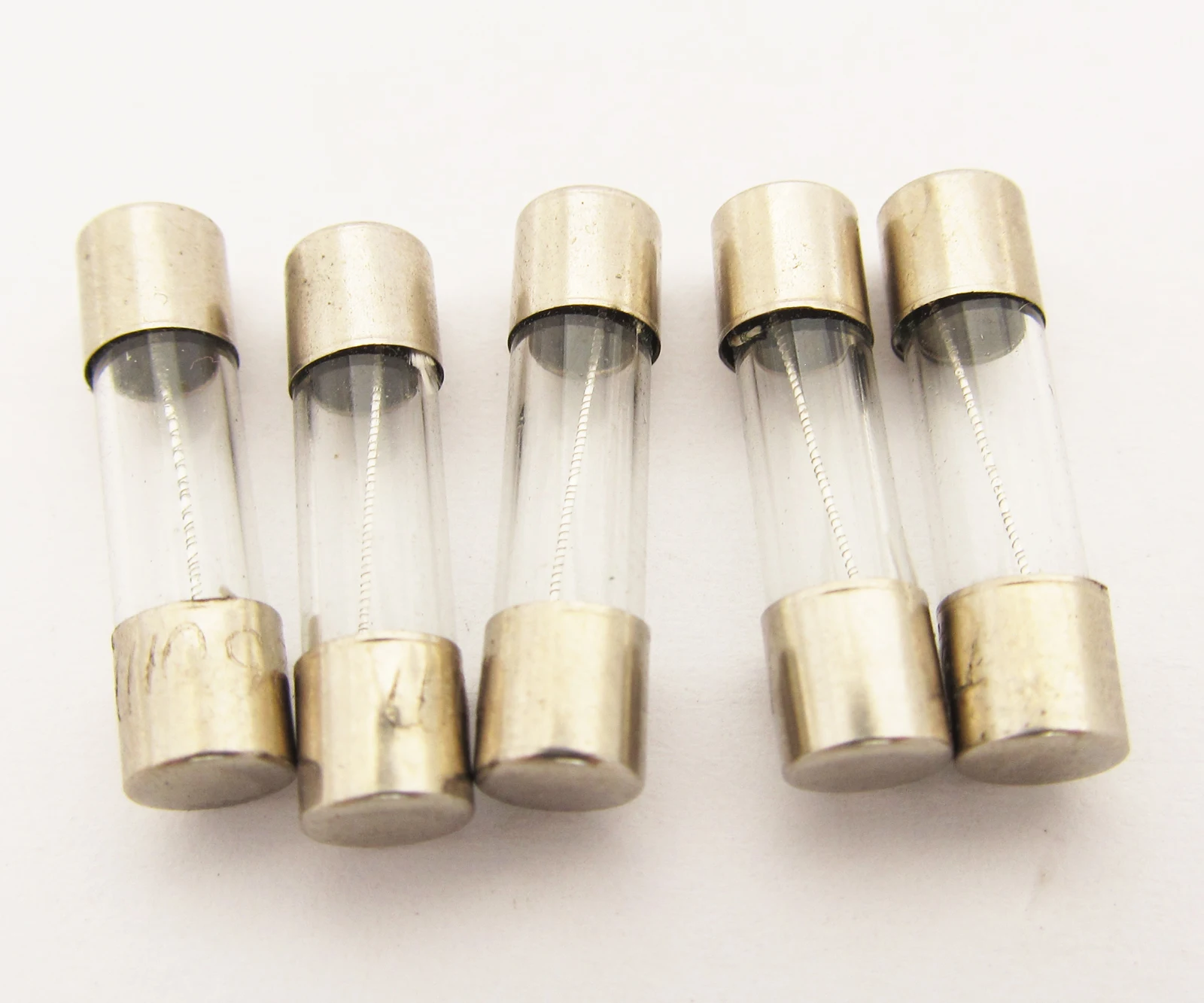 5pcs 5x20 Low Breaking Low Current 5mmx20mm Slow Blow Time Delay Glass Tube Fuse